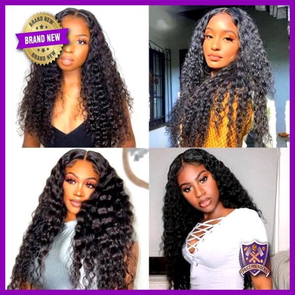 20/22/24 Inch Deep Wave Brazilian Human Hair Extensions 12A Grade main image 6